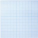 Бумага масштабно-координатная (миллиметровая), планшет А3, голубая, 20 листов, 80 г/м2, STAFF, 113491