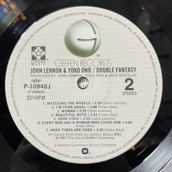 Винтажная виниловая пластинка LP John Lennon and Yoko Ono Double Fantasy (Japan 1980) (Obi) P-10948J