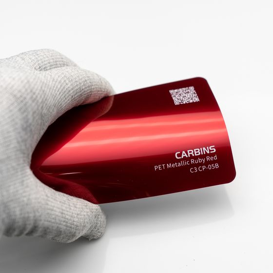 Веер образцов виниловой цветной пленки Carbins