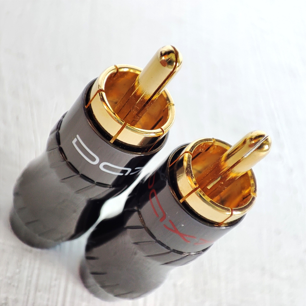 DAXX T05 Разъемы RCA типа 'папа' для распайки кабелей D=6.0мм -1шт-