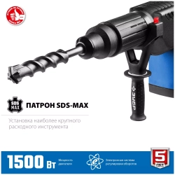 Перфоратор ЗУБР ЗПМ-52-1500 ЭК