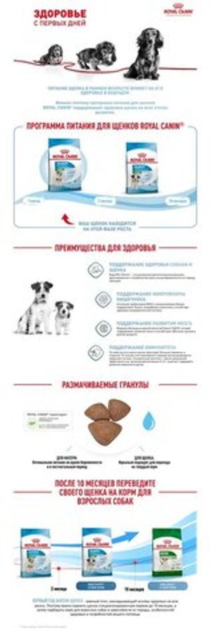 Корм для щенков мелких пород до 2-х месяцев, Royal Canin Mini Starter Mother & Babydog