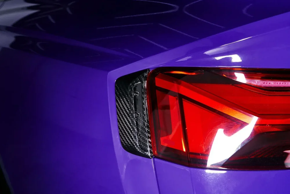 Карбоновая накладка на задние фары для AUDI RS5 B9.5 2020-2025+ Ауди обвес