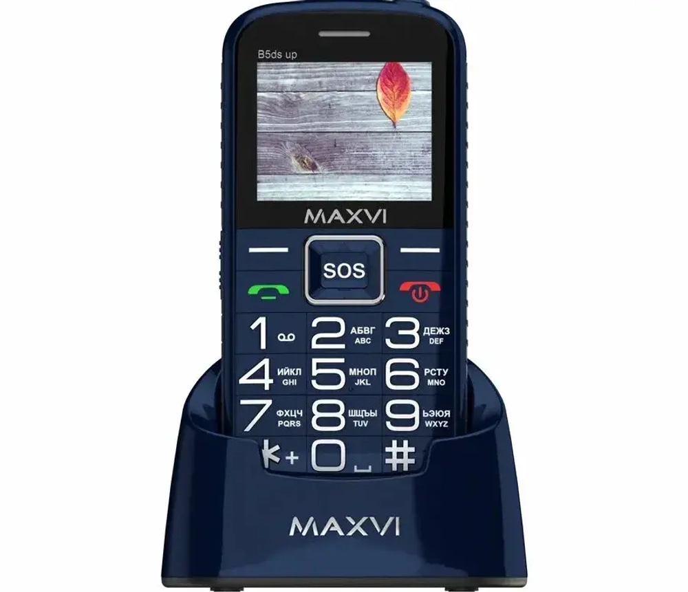 Сотовый телефон Maxvi B5ds Blue