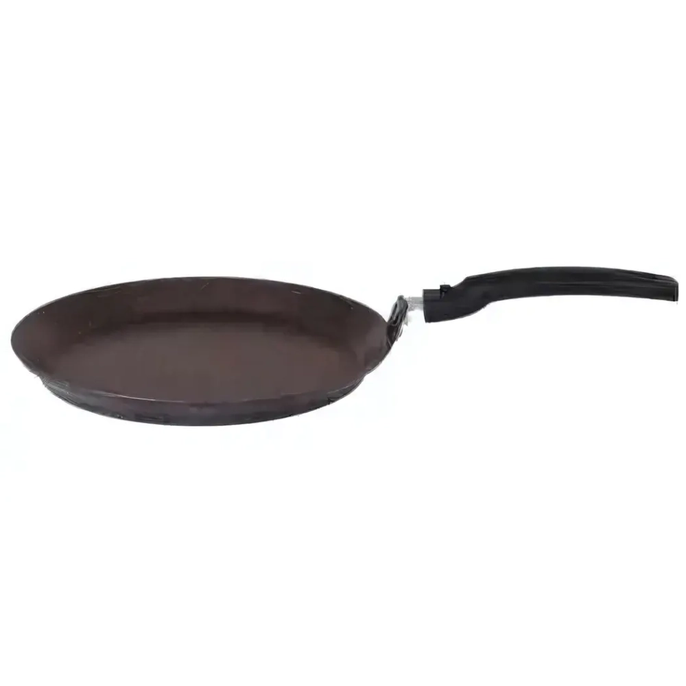 Сковорода блинная 24см со съемной ручкой «Мраморная» (кофейный мрамор) сбмк240а