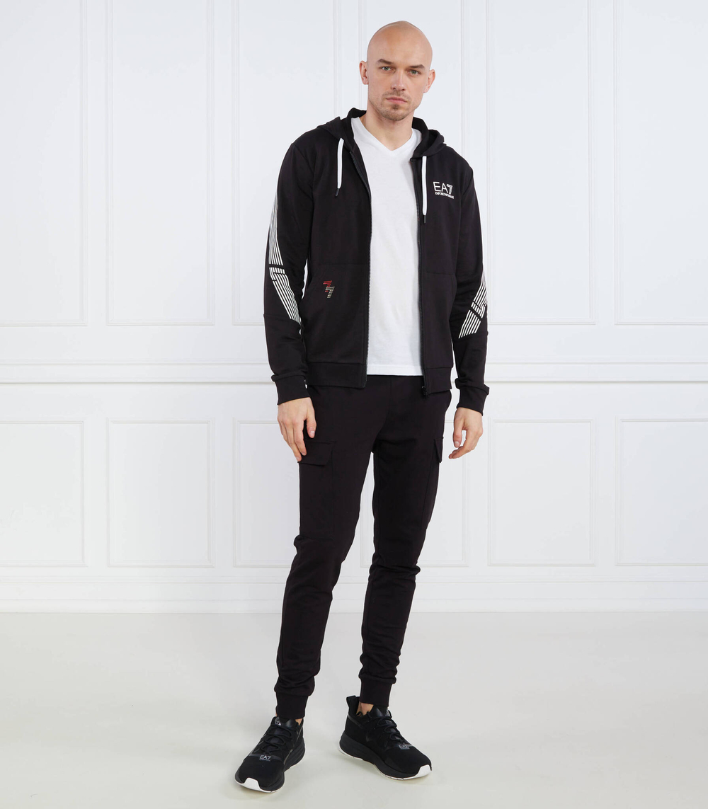 Худи EA7 - черный(3RPM07 PJLIZ)