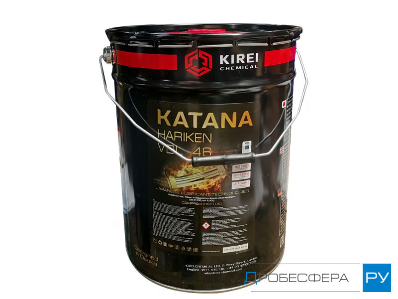 Масло для винтового компрессора Katana Hariken VDL 46 канистра (20л)