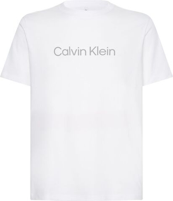 Мужская теннисная футболка Calvin Klein PW SS T-shirt - белый