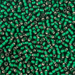 Японский бисер TOHO Round 11/0 (№36F), с внутренним серебрением, прозрачный матовый