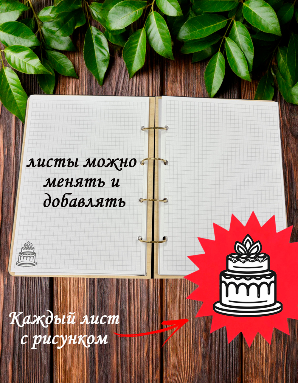 Блокнот "ЗАПИСКИ КОНДИТЕРА"
