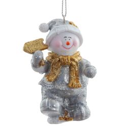 GAEM Украшение новогоднее "Снеговик, L5 W4 H7 см, 4в.