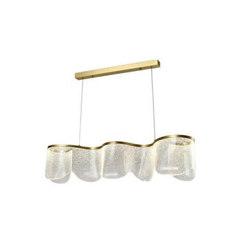 Подвесной светильник 20W 3500K APL.081.03.20 прозрачный/золото Olga Aployt