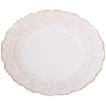 Чайная пара «Верона» (кружка 230мл, блюдце) веточка бежевая