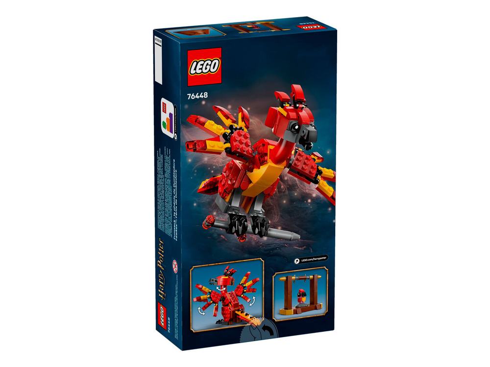 LEGO Harry Potter 76448 «Феникс Дамблдора — Фоукс» — волшебная птица Хогвартса