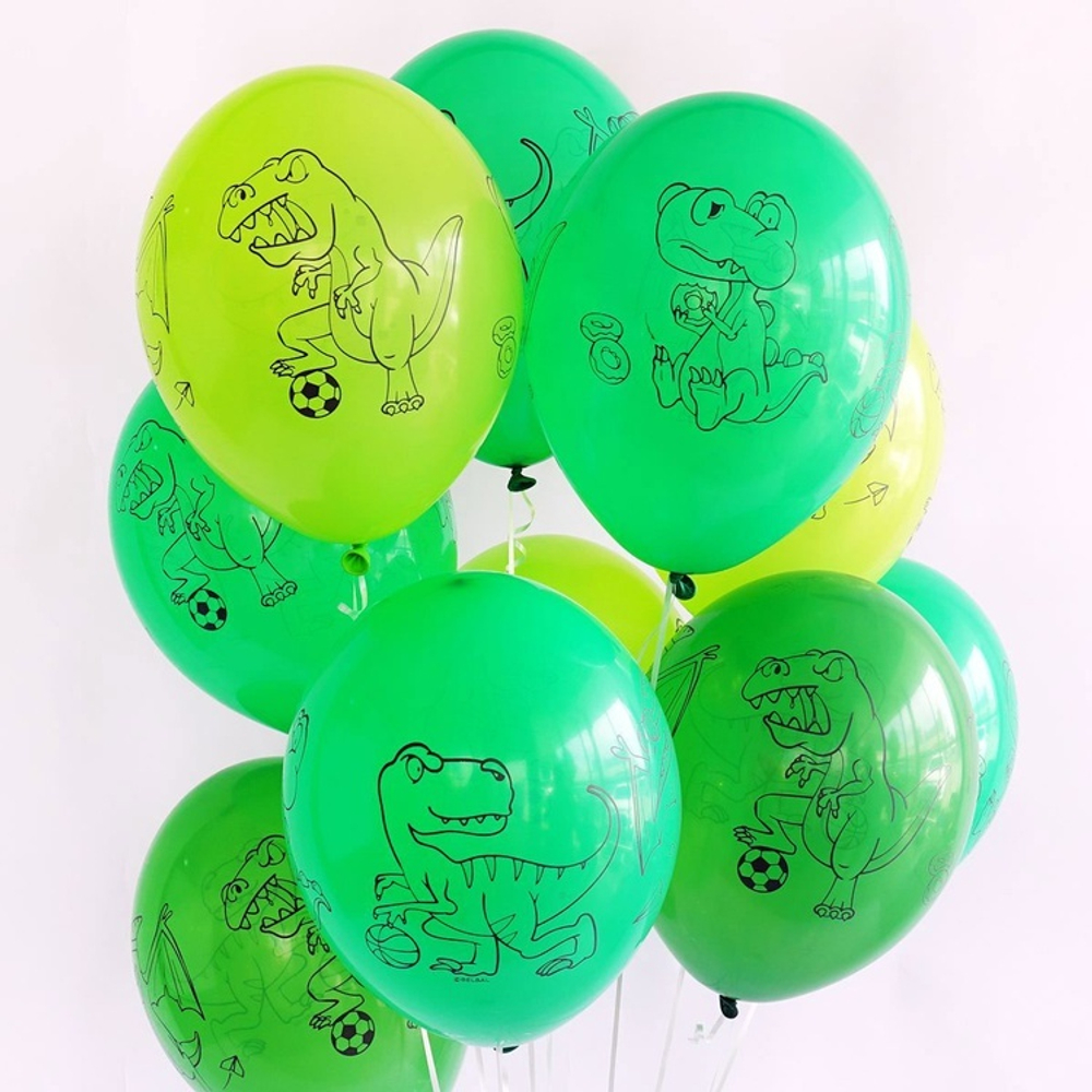 Латексный шар «Динозавры», 36 см