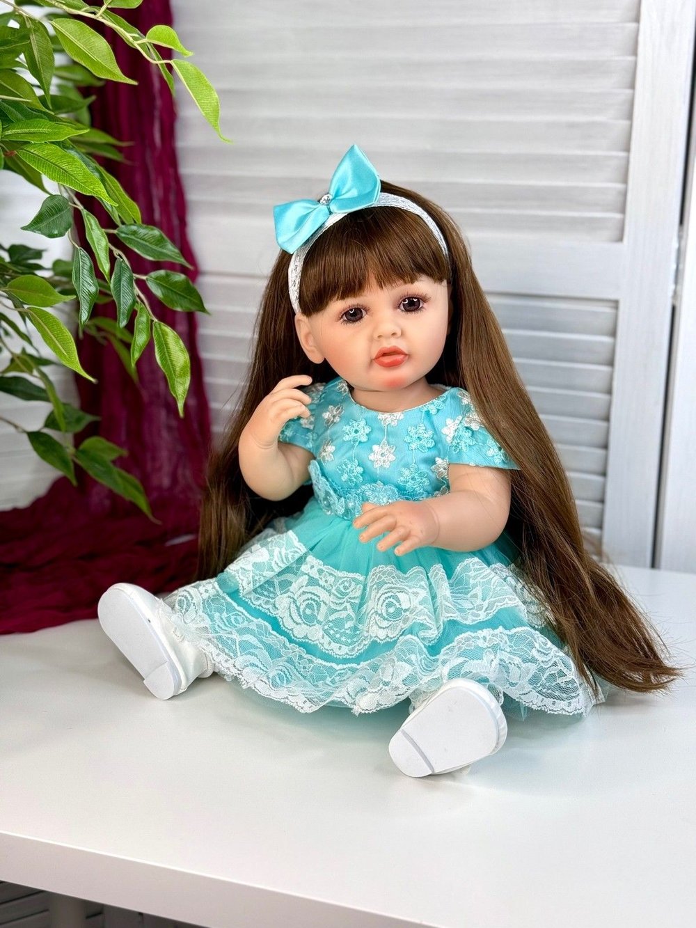 Кукла Реборн виниловая 55см (XZ-009)