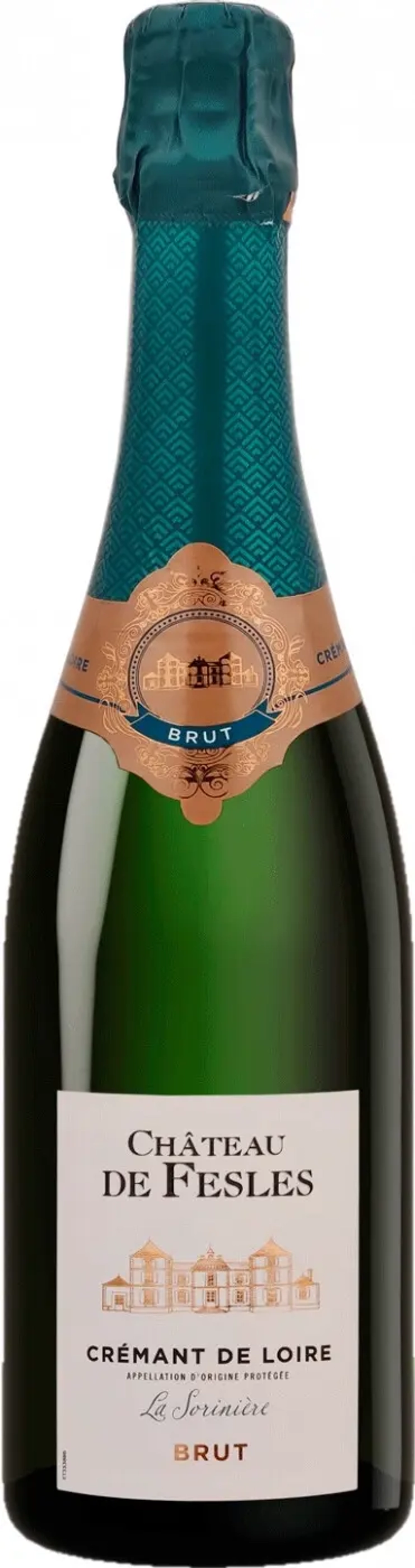 Игристое вино Chateau de Fesles, Cremant de Loire, La Soriniere, Brut, 0.75 л