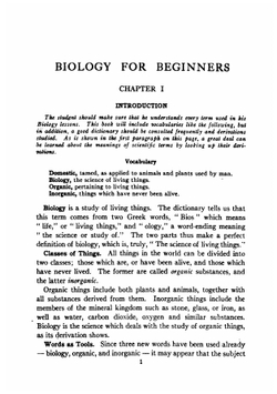 Biology for Beginners | Truman Jesse Moon