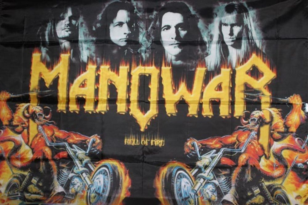 Флаг Manowar мото