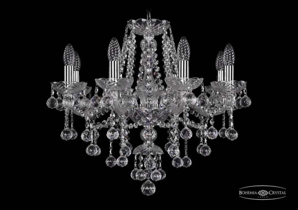 Подвесная люстра Bohemia Ivele 1415/8/200/Ni/Balls