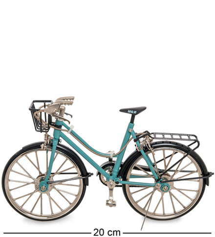 VL-06/1 Фигурка-модель 1:10 Велосипед женский «Torrent Ussury» голубой