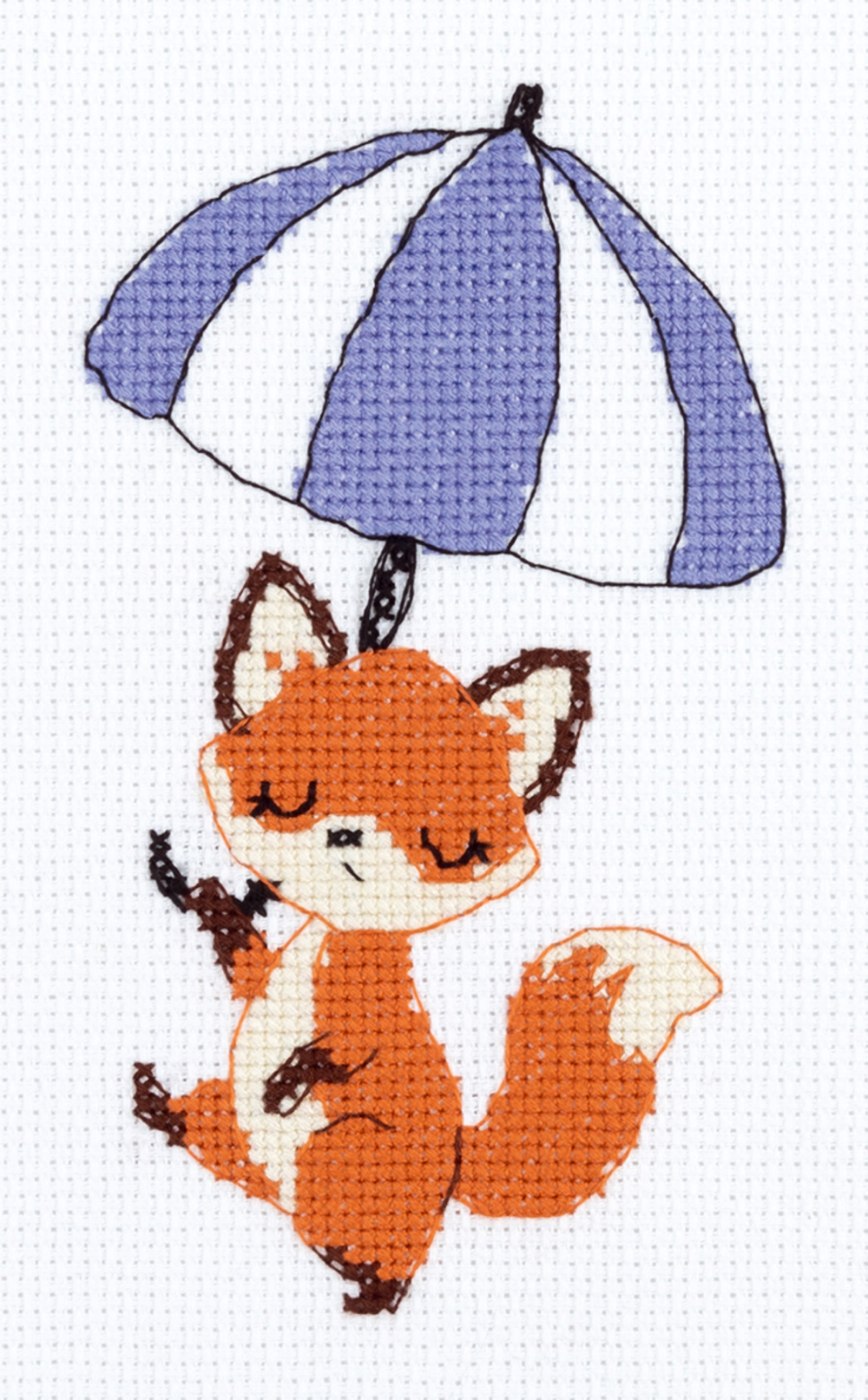 "Klart" набор для вышивания12-070 "Прогулка под зонтом"