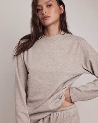 Лонгслив Soft Long-sleeve in Beige Melange