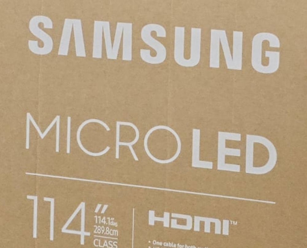 Телевизор Samsung Microled 114" MNA114MS1CCXRU, Ростест/ЕАС, Официальная гарантия производителя в России