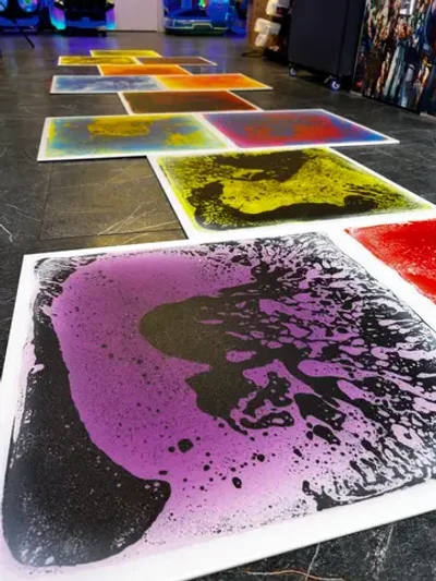 Плитка "Живой пол Клякса"