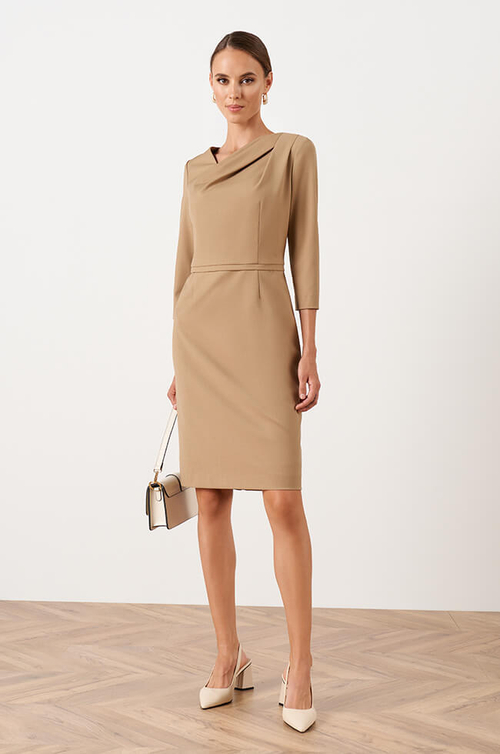 51542 Платье женское (бежевый)