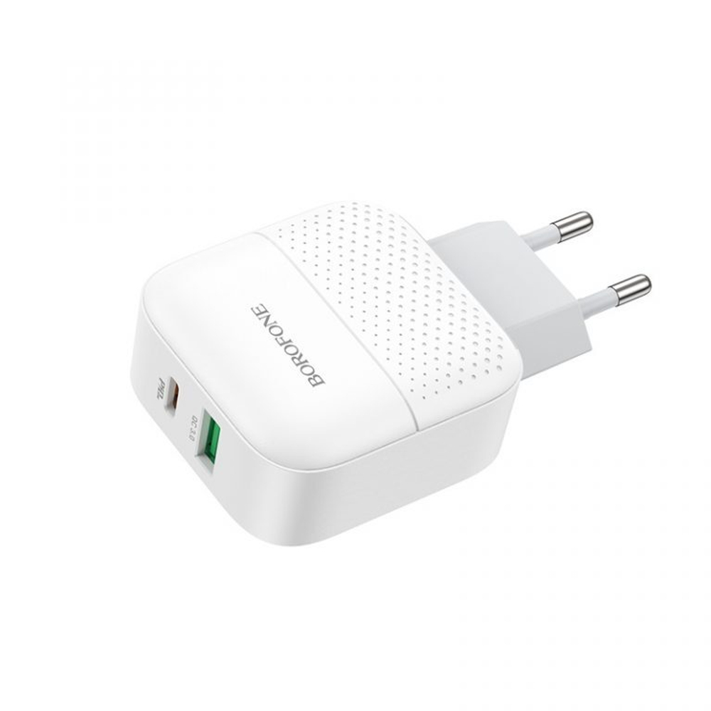 Быстрая зардка BA46A 18W 3A Type-C/USB с кабелем Type-C to Lightning