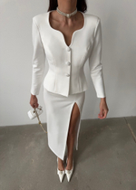 Жакет "Жена президента", белый