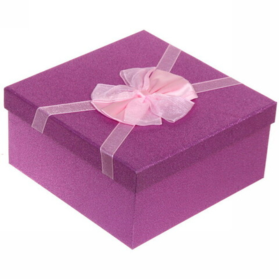 Коробка подарочная «Мечта» 19,5*19,5*9,5 см, лаванда