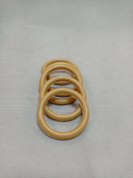 Кольца пластик, бук 10 шт.