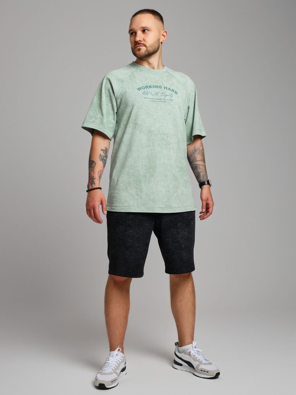 Фуфайка (футболка) мужская Сидней-5 Виотекс ФИСТАШКОВЫЙ