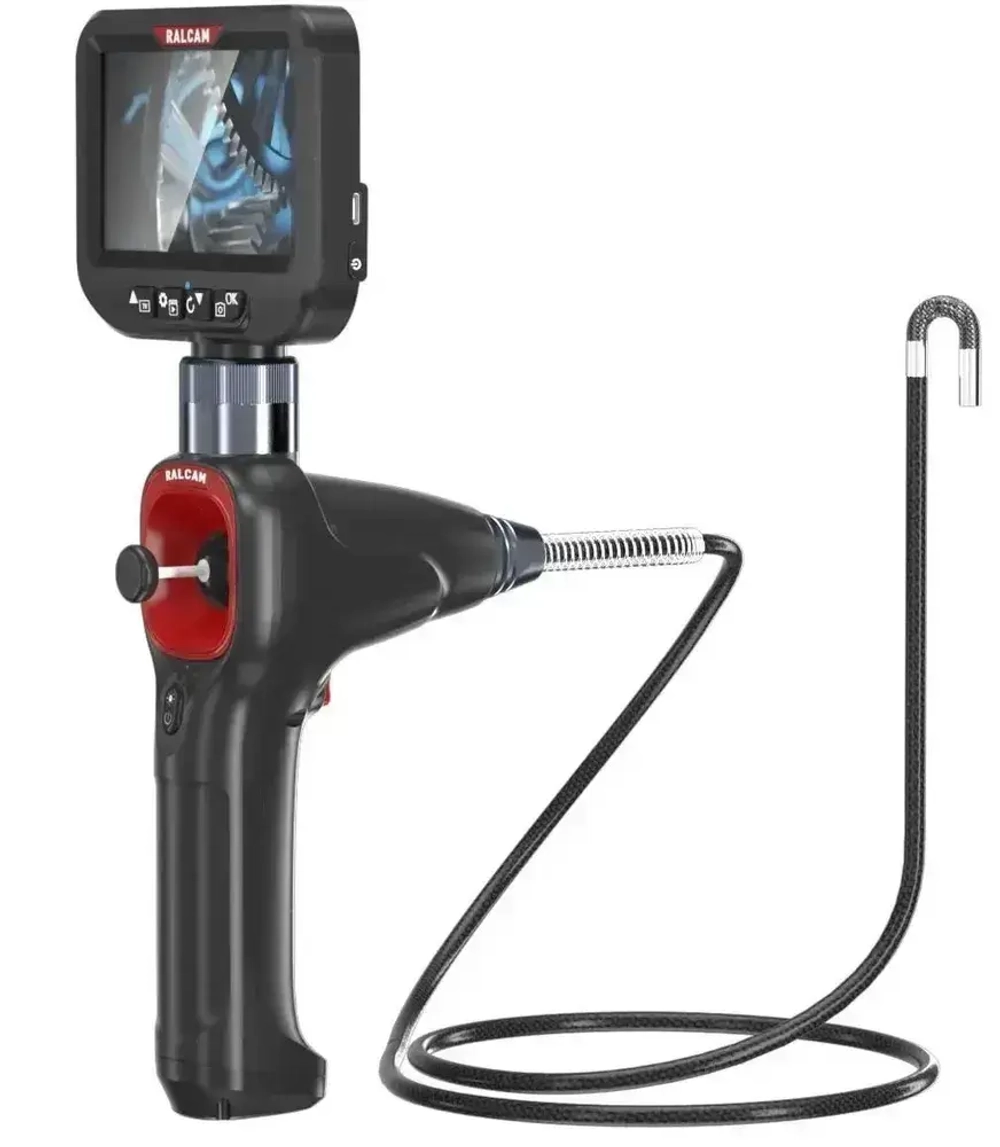 Эндоскоп поворотный 360 градусов с дисплеем /6.2 мм/камера наблюдения