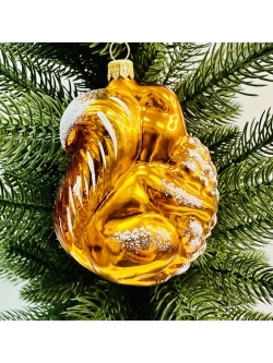 Елочное украшение Белка 9 см