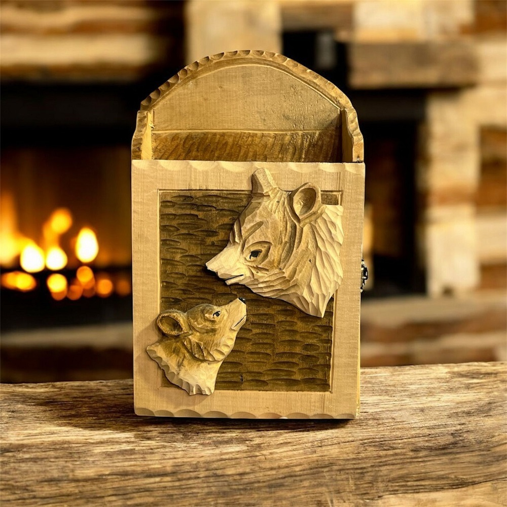 Ключница Медведи 18х30 см