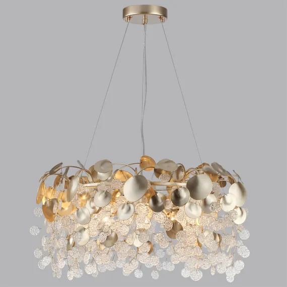 5104/8 CLASSIC ODL26 633 металл/стекло Люстра E14 8*40W 220В IP20 COINS