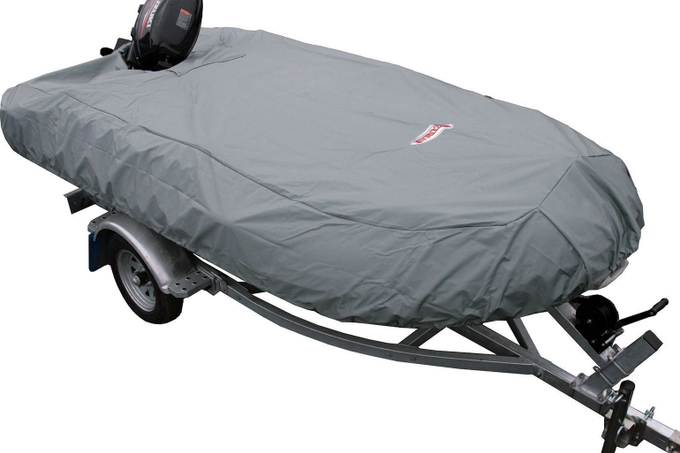 Чехол для лодки длиной 3.5-3.6 м, серый