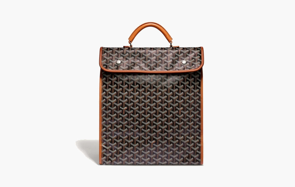 Рюкзак Goyard Saint Leger Backpack "Black & Tan"