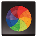 Магнитная деревянная мозаика "Круг Гете",  24 детали