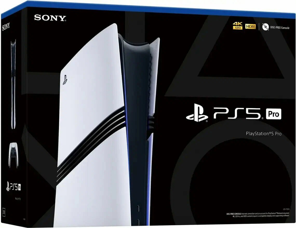 Игровая консоль Sony Play Station 5 Pro, 2 TB, Digital Edition, 4K