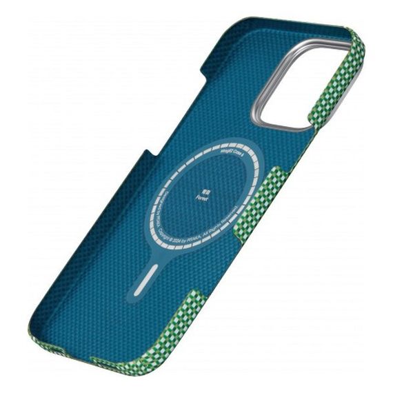 Чехол Pitaka Ultra-Slim Case для iPhone 16 Pro Зеленый (Forest Green) KI1601PFOR