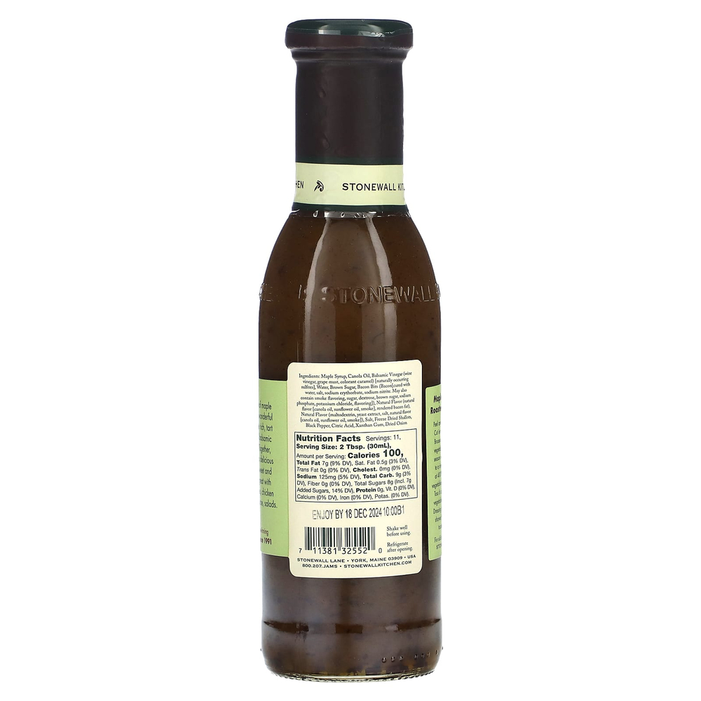 Stonewall Kitchen, Maple Bacon Balsamic Dressing, 11 fl oz (330 ml)