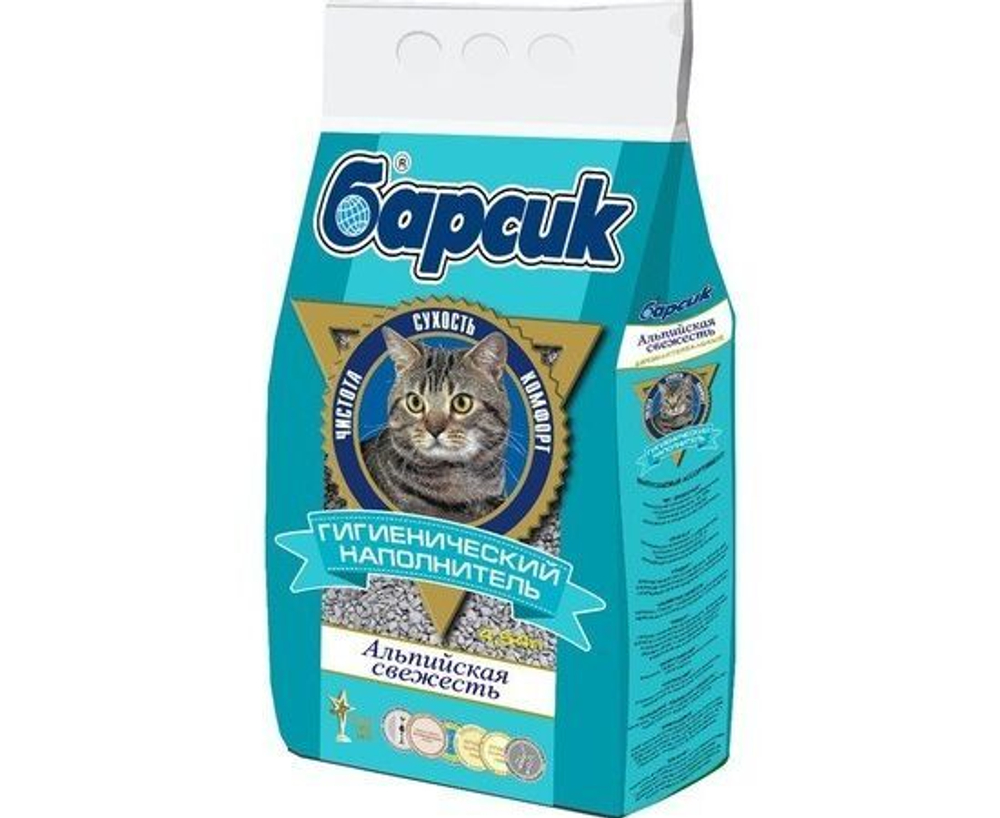 Барсик Наполнитель Минеральный Впитывающий Свежий