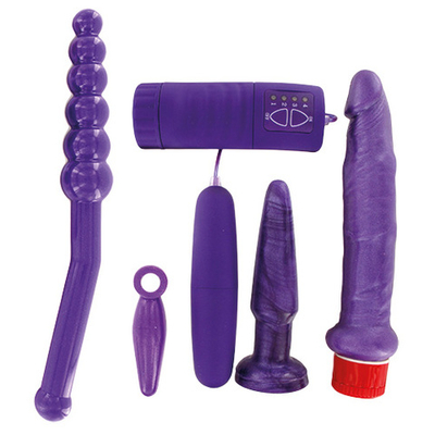 Большой анальный набор FULL ANAL KIT VIOLET (Цвет: фиолетовый)