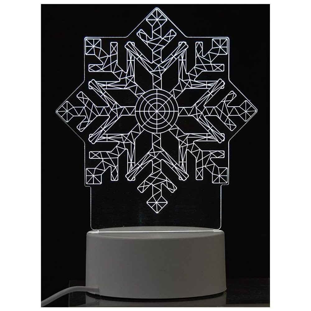 Светильник неоновый Energy EN-NL 26 3D Снежинка (106257)