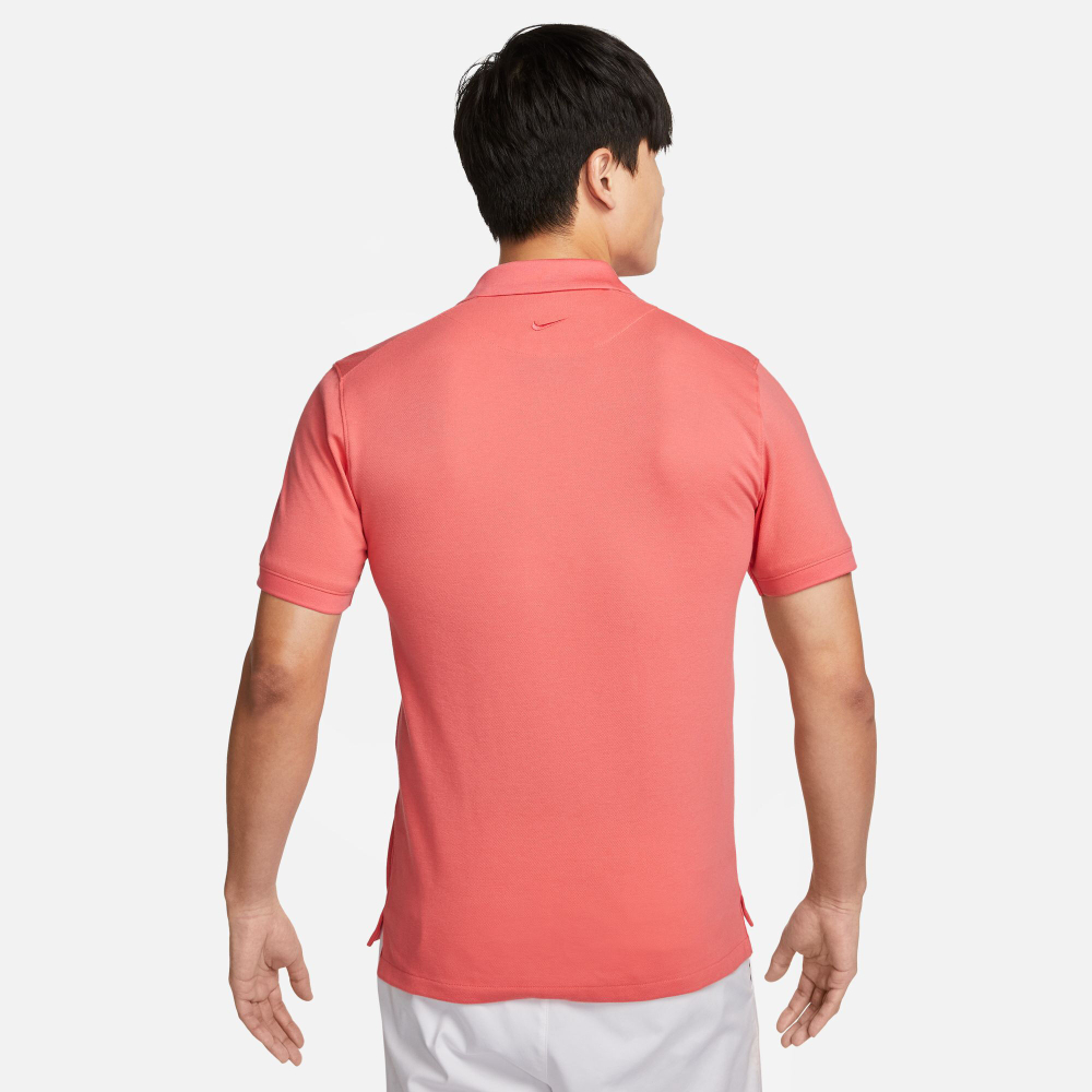 Мужское теннисное поло Nike Dri-Fit Heritage Slim 2 Polo Men - Coral