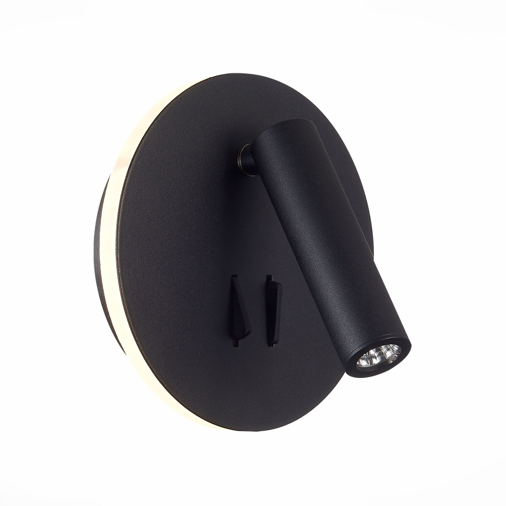 SL1586.413.01 Светильник настенный Черный LED 1*8W 3000K 624Lm Ra&gt;80 24° IP20 L-xW155xH155 170-240V Настенные светильники